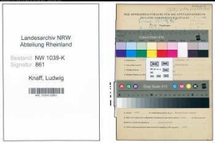 Entnazifizierung Ludwig Knaff , geb. 06.05.1912 (Kaufmann)