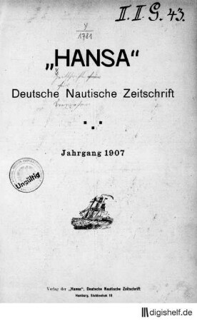 1907: 44. Jahrgang