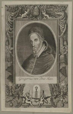 Bildnis des Papst Gregorius XIV.