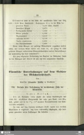 Chemische Untersuchungen auf dem Gebiete der Milchwirthschaft : VIII.