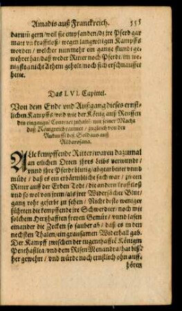 Das LVI. Capittel. Von dem Ende und Außgang dieses ernstlichen Kampffs/ ...