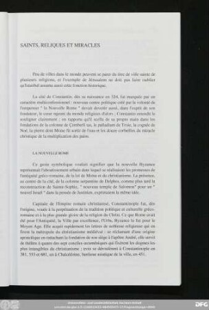 Saints, Reliques Et Miracles