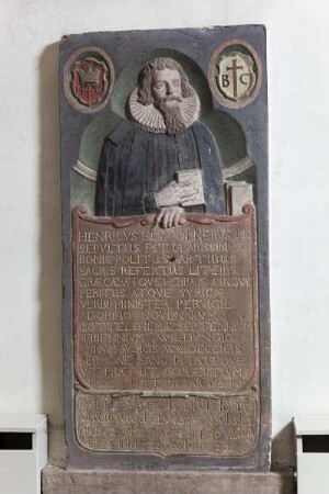 Epitaph für den Pfarrer und Hofprediger Heinirch Cöllner, gestorben 1640