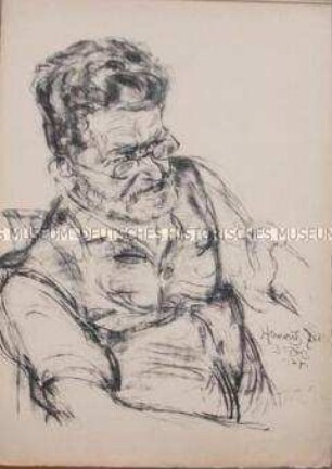 Bildnis des Künstlers Heinrich Zille (2)