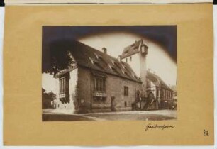 Rathaus, Gandersheim: Ansicht (aus: Skizzen- und Fotoalbum 22)