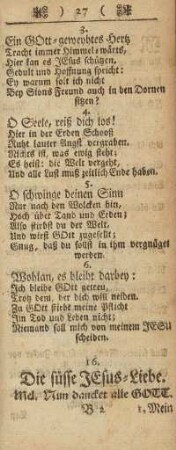 16. Die süsse Jesus-Liebe
