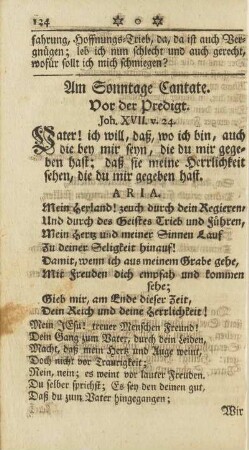 Am Sonntage Cantate