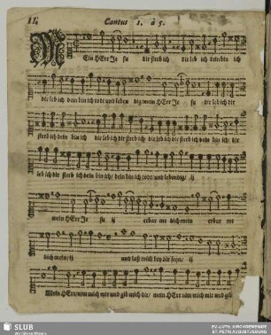 II. Mein Herr Jesu dir leb' ich