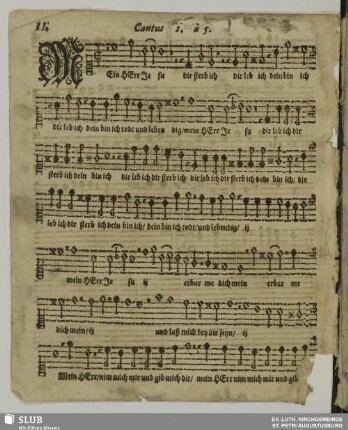 II. Mein Herr Jesu dir leb' ich