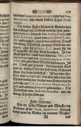 19. Zehr-Würme