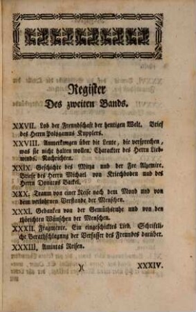 Der Freund : eine moralische Wochenschrift, 2 = Stück 27 - 52. 1755