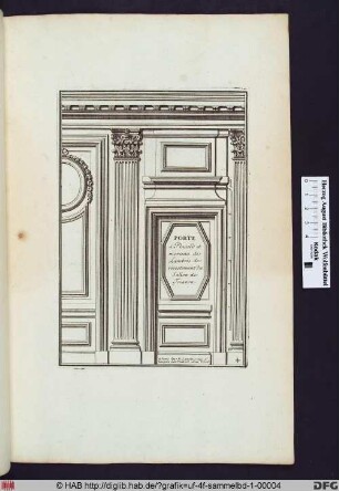 Portes a Placard et morceau de Lambris de revestement du Sallon de Trianon