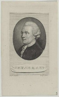 Bildnis des Johann Georg Zimmermann