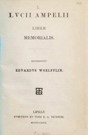 Liber Memorialis