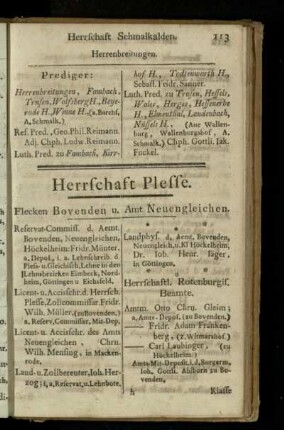 Herrschaft Plesse