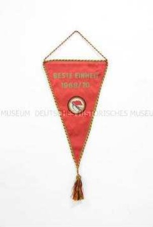 Wimpel "Beste Einheit", Kampfgruppen der Arbeiterklasse