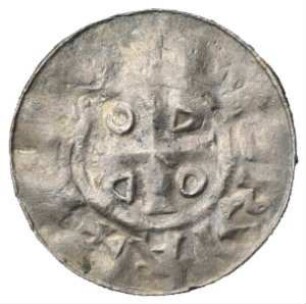 Fundmünze, Otto-Adelheid-Pfennig, ohne Jahr, bis Ende 11. Jh. geprägt