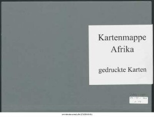 Südostafrika : 1872-1881 : Kartensammlung