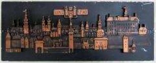 Wandbild mit Ansicht von Linz im Jahr 1790
