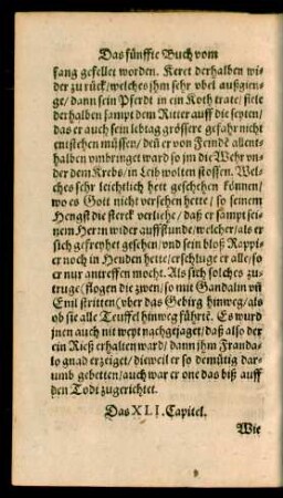Das XLI. Capitel.