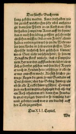 Das XLI. Capitel.