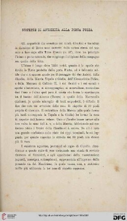 33: Scoperte di antichità alla porta Furba