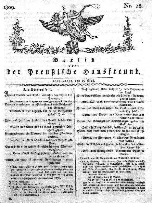 Nr. 38., 13. Mai 1809