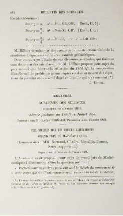 Mélanges.