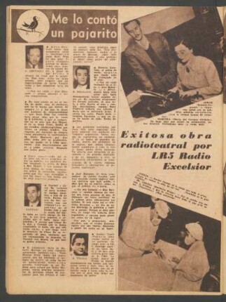 Exitosa obra radioteatral por LR5 Radio Excelsior