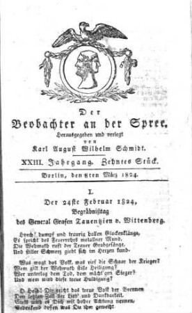 10. Stueck, 8. Maerz 1824