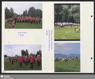 Bergsingen auf der Wiese am Kleinhennersdorfer Stein (Bilder 3 und 4) : Dirigent: Axel Langmann