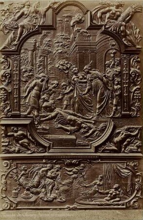 Musée de Cluny. Panneau de meuble (ébène).