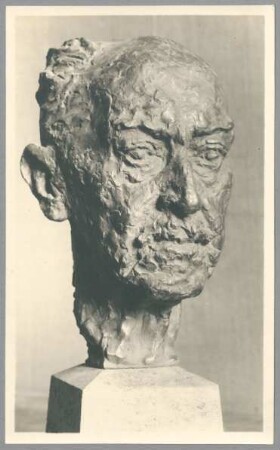 Porträt Adolf von Harnack, 1925, Bronze