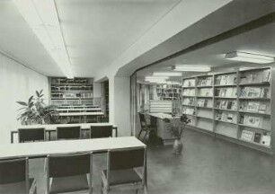 Dresden, Stadthaus, Inneres, 1. Obergeschoß, städtische Hauptbibliothek