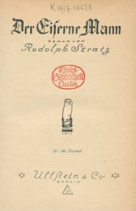 Der Eiserne Mann : Roman