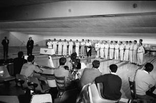 Bowling-Länderkampf Deutschland - Spanien im Bowlingzentrum Karlsruhe.