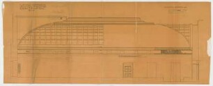 Thiersch, Friedrich von; Wiesbaden; Kurhaus - Kleiner Konzertsaal (Längsschnitt)