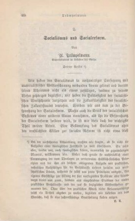 468-512 Socialismus und Socialreform : dritter Artikel