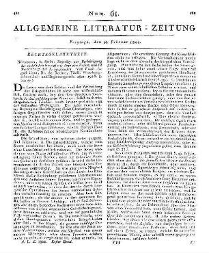 Piazzi, G.: Resultate der Beobachtungen des neuen Sterns, welcher den 1. Januar 1801 auf d. Königlichen Sternwarte zu Palermo entdeckt wurde. Mit Zusätzen hrsg. von K. F. Seyffer. Göttingen: Röwer 1801