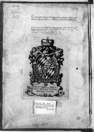 Johannis Trithemii chronicon Hirsaugiense, Bd. 1 - BSB Clm 703