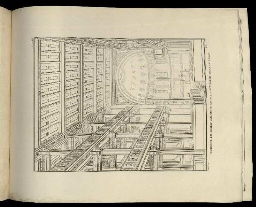 Abbildung 166. Perspective des Inneren der Kirche vor dem Rosenthaler Thore bei Berlin.