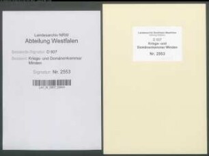 Erblicher Verkauf der Krummen-Wassermühle ((Amt Vlotho) - Band 1