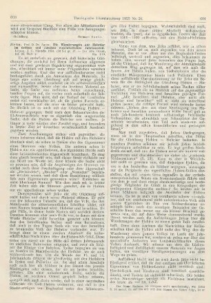 603-605 [Rezension] Jirku, Anton, Die Wanderungen der Hebräer im dritten und zweiten vorchristlichen Jahrtausend