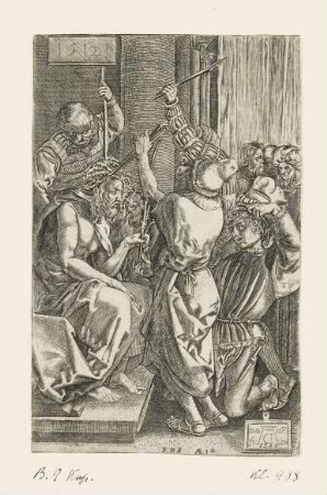 Dornenkrönung, aus: Georg Scherer, "Preces ac Meditationes Piae", Köln 1680