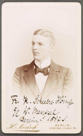 F. K. Schulze-Höing, Arzt