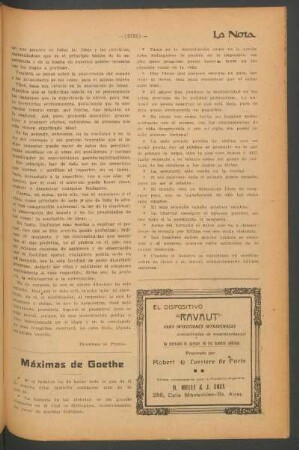 Máximas de Goethe