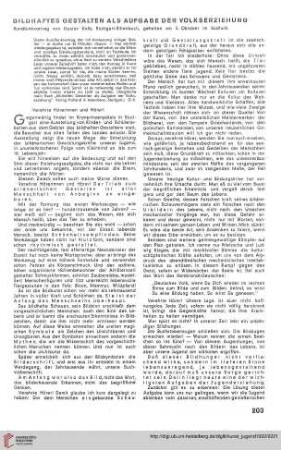 N.F. 12.1932: Bildhaftes Gestalten als Aufgabe der Volkserziehung : Rundfunkvortrag ... gehalten am 5. Oktober im Südfunk