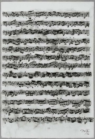 Stimmensatz: Quoniam tu solus sanctus (T. 76-128.), Cum Sancto Spiritu (T. 1-43), Violoncello