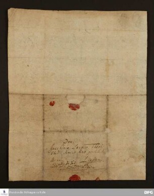 Brief von August Hermann Francke an Joachim Lange.