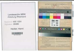 Entnazifizierung Hanni Hecker , geb. 19.05.1905 ()